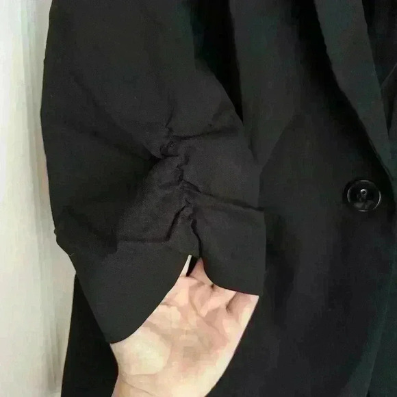 Torrid Size 1 Black Blazer Jacket Business Career Office Stretch - Picture 2 of 7